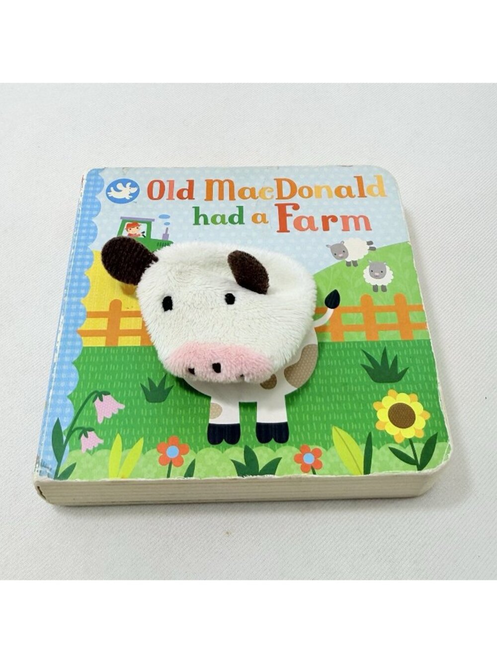 Little Learners Old Macdonald Book Interactive Sheep Cow Toy Bedtime Storybook